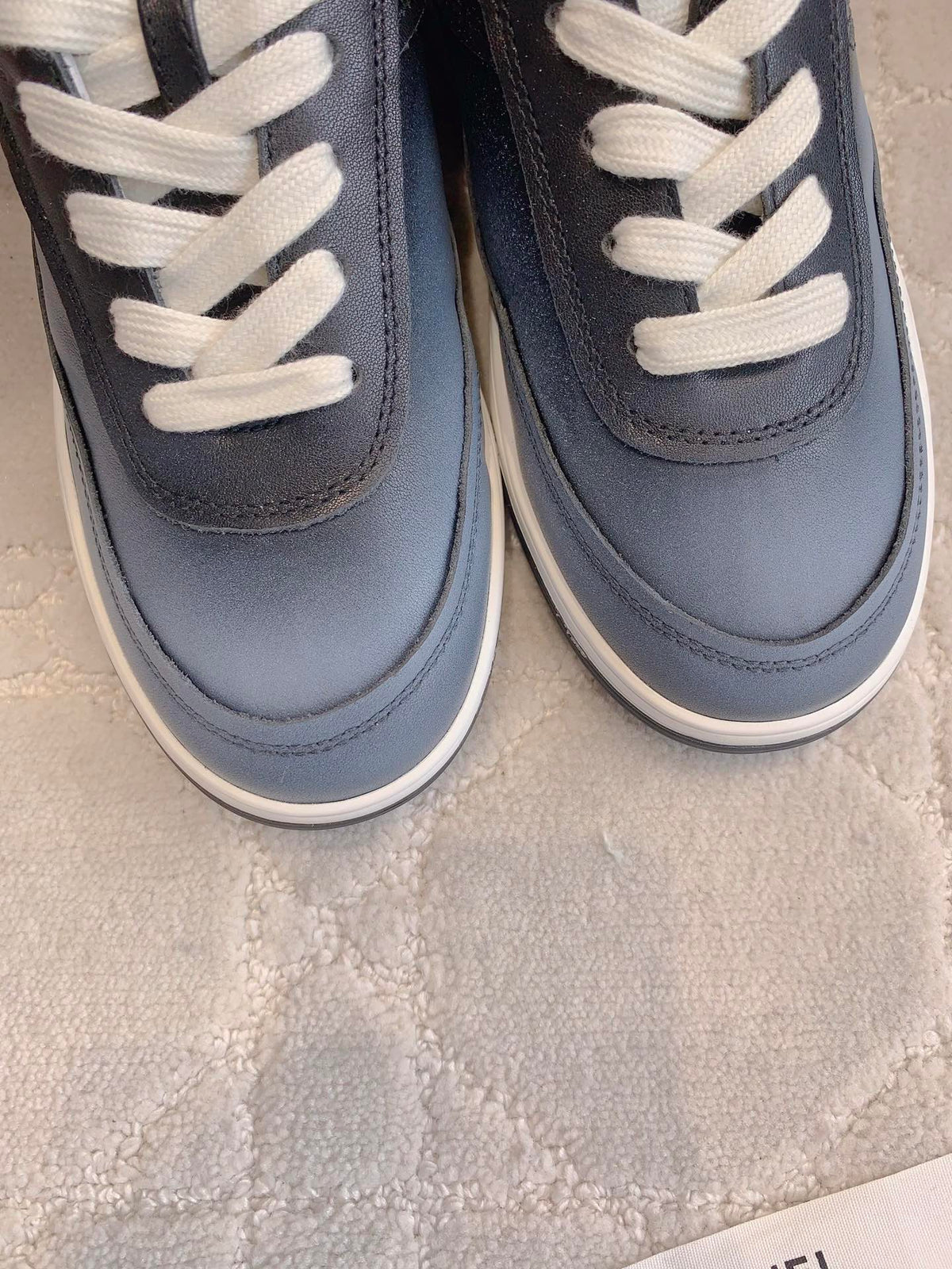 CC 2024 Logo Sneakers Grey Lambskin 906410