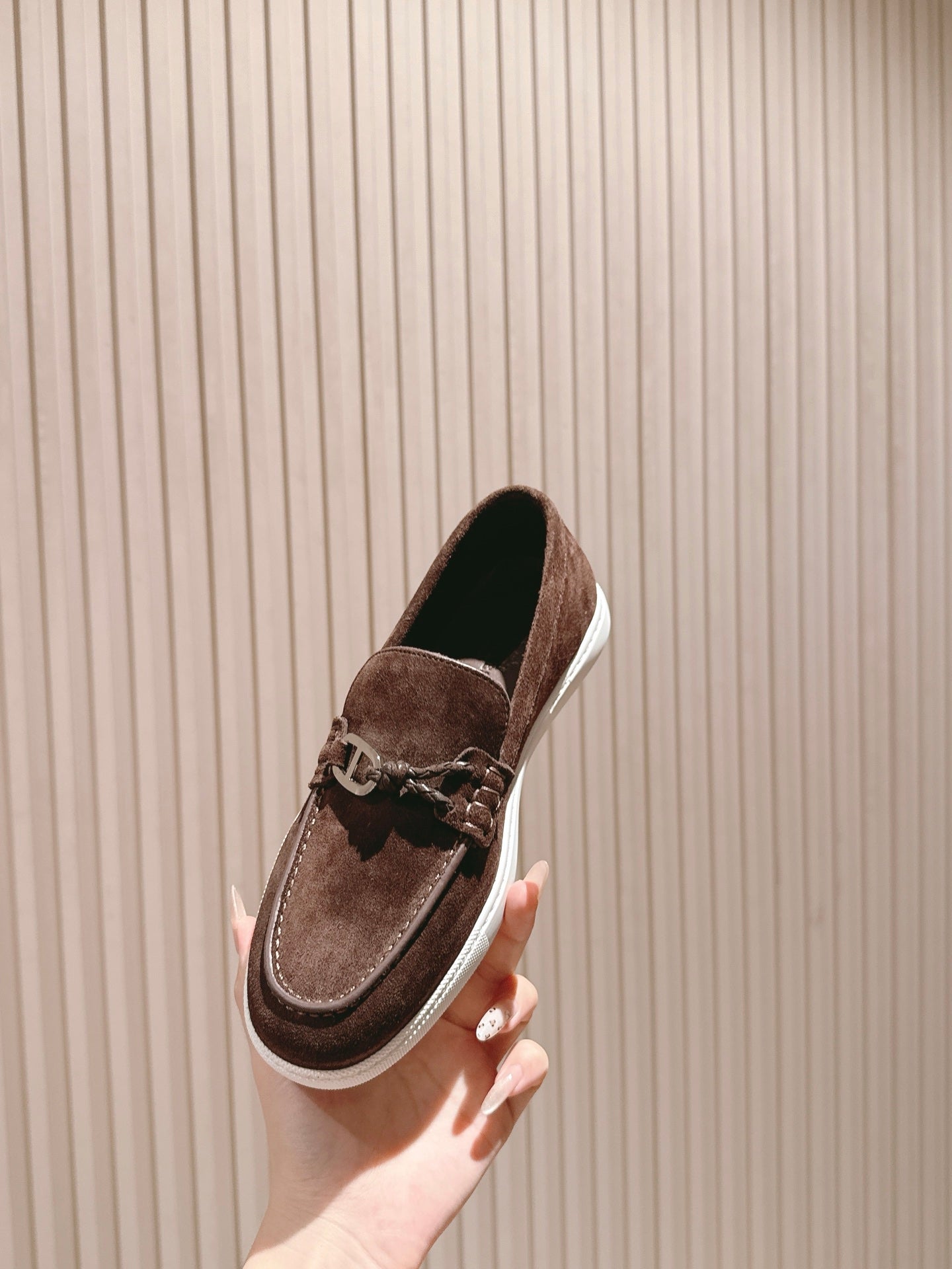 HM 25s Ignacio Loafer Dark Brown Suede Rubber 445346