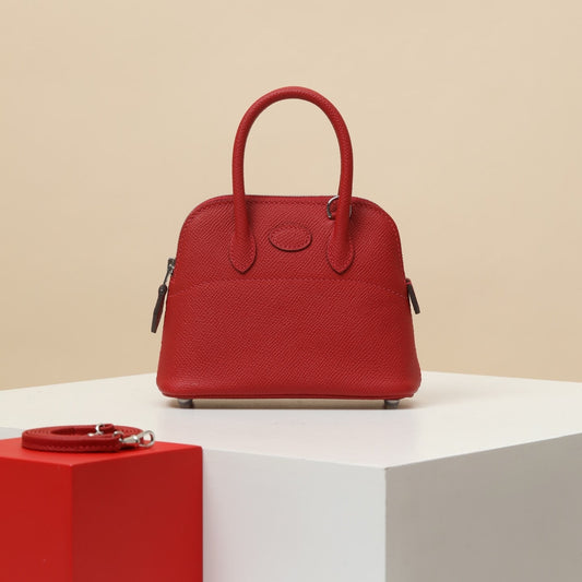HM Bolide Bag 15cm Red Epsom Leather 284519