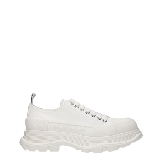 Alexander McQueen Sneakers Men Fabric  White