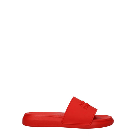 Alexander McQueen Slippers and Clogs Women Rubber Red/Bright Red