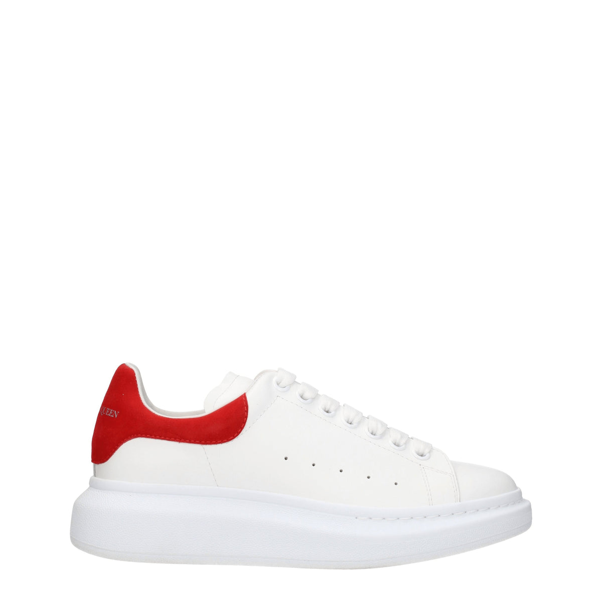 Alexander McQueen Sneakers Men Leather White/Red