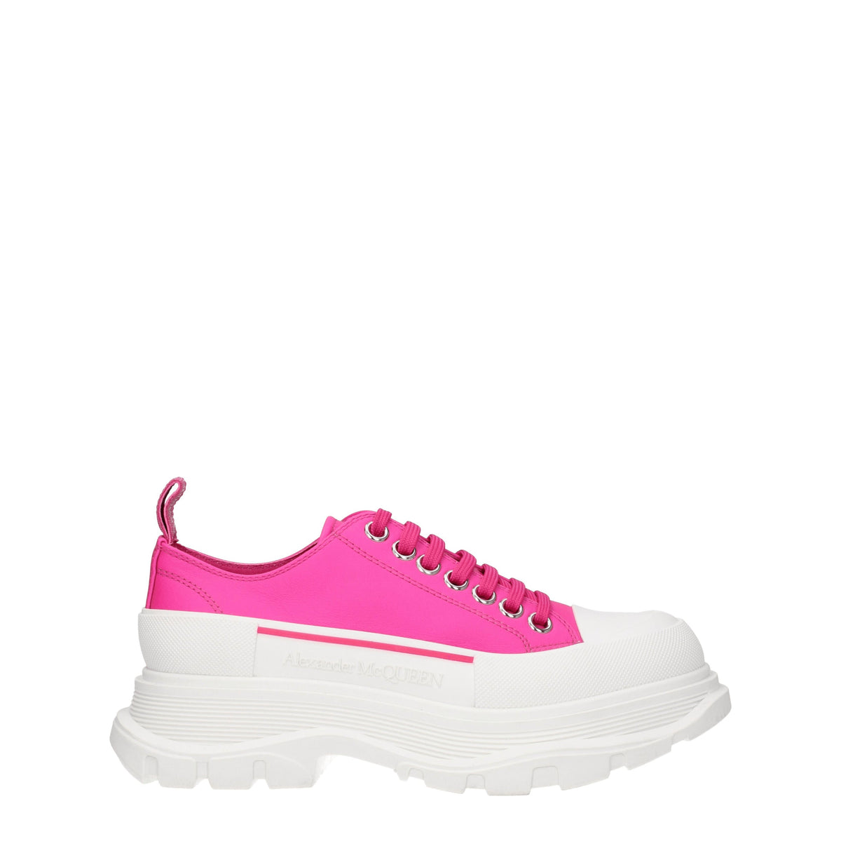 Alexander McQueen Sneakers Women Leather Fuchsia/Magenta