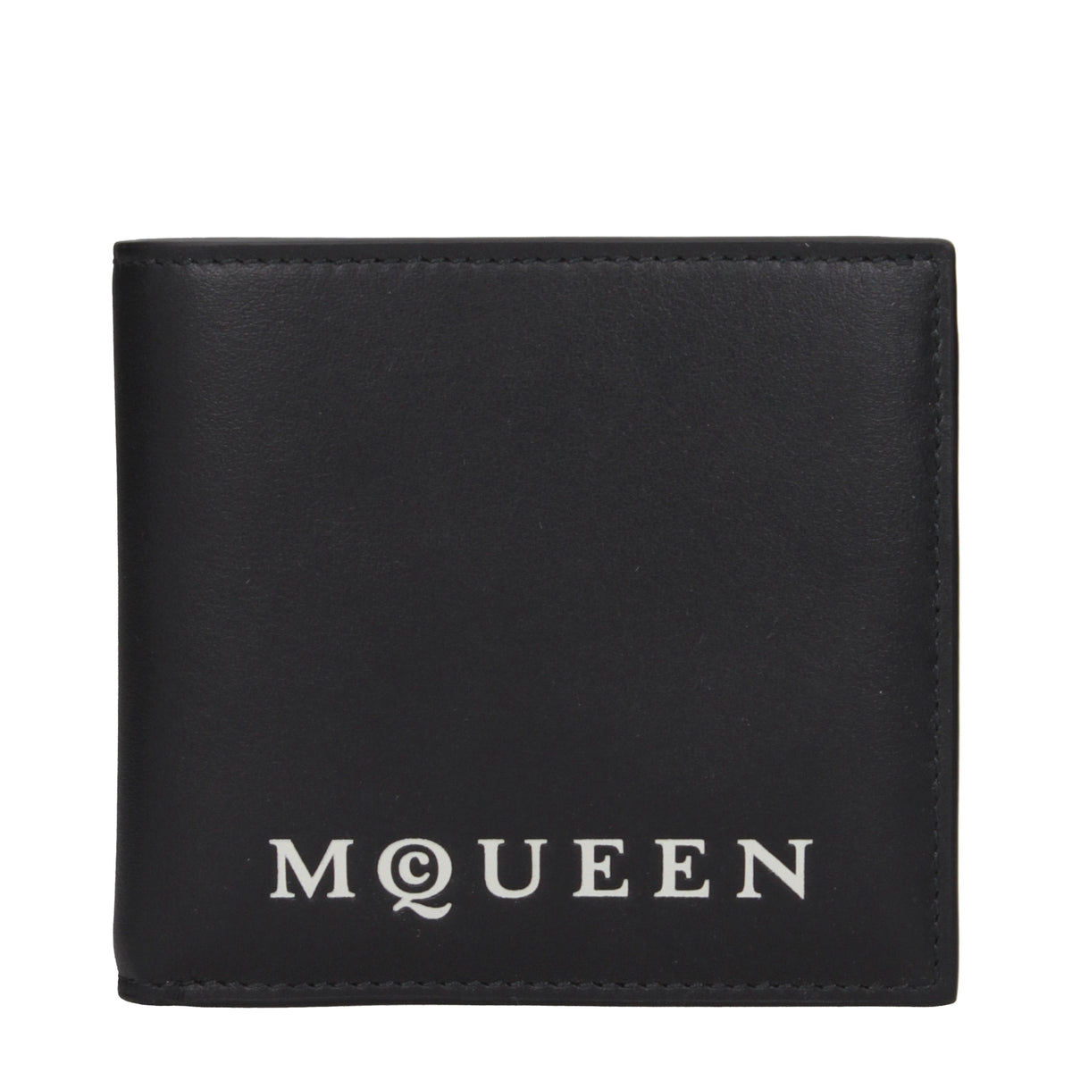 Alexander McQueen Wallets Men Leather Black