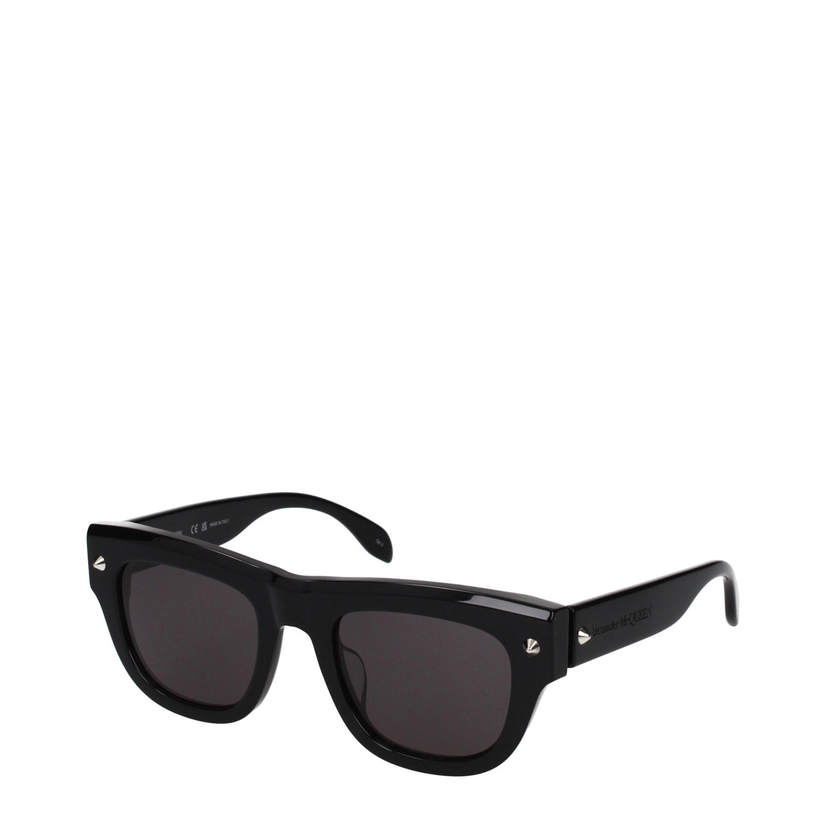 Alexander McQueen Sunglasses Men Acetate Black
