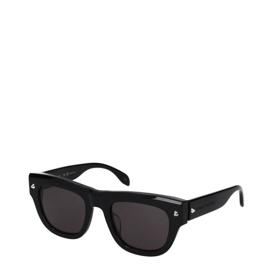 Alexander McQueen Sunglasses Men Acetate Black