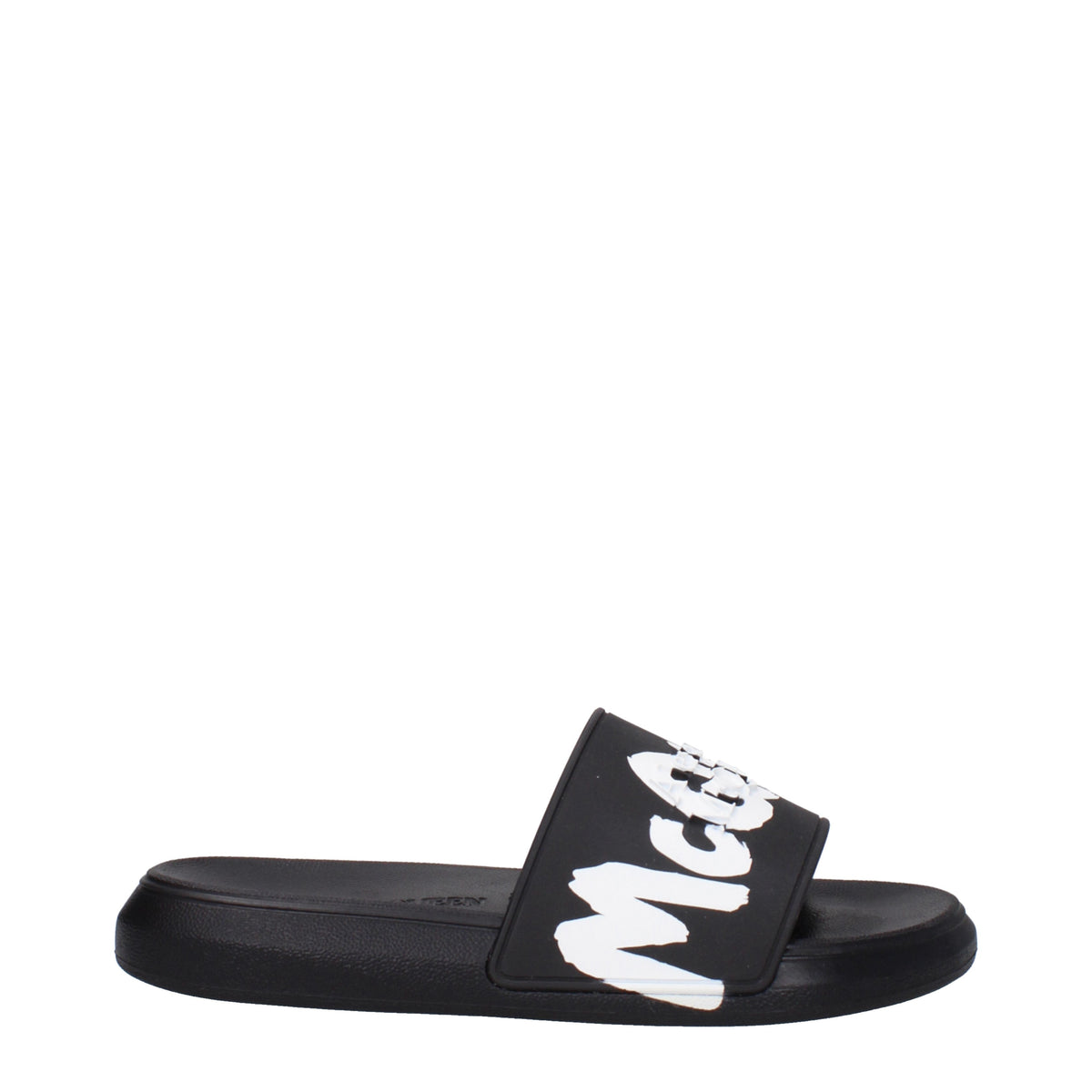 Alexander McQueen Slippers and Clogs Women Rubber Black/White