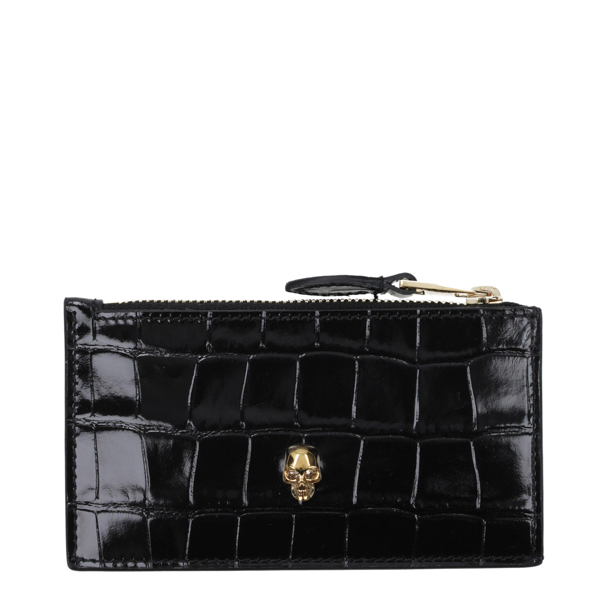 Alexander McQueen Coin Purses Women Leather Black