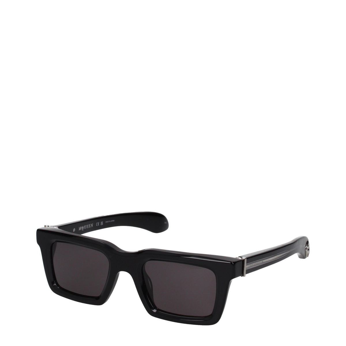Alexander McQueen Sunglasses Men Acetate Black