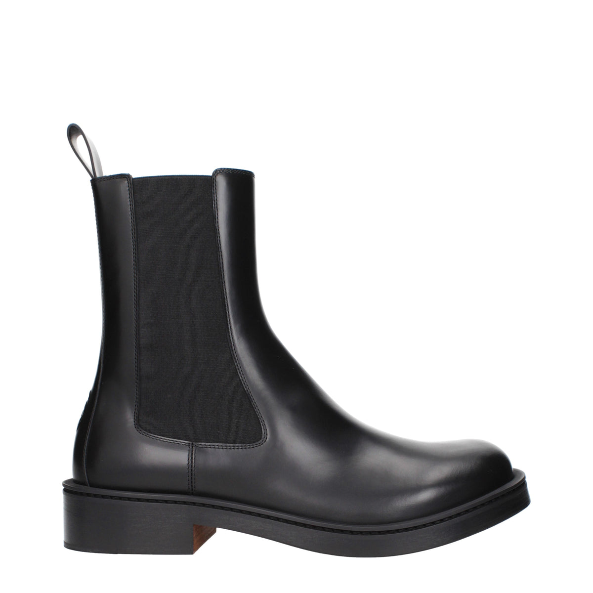 Alexander McQueen Ankle Boots Men Leather Black