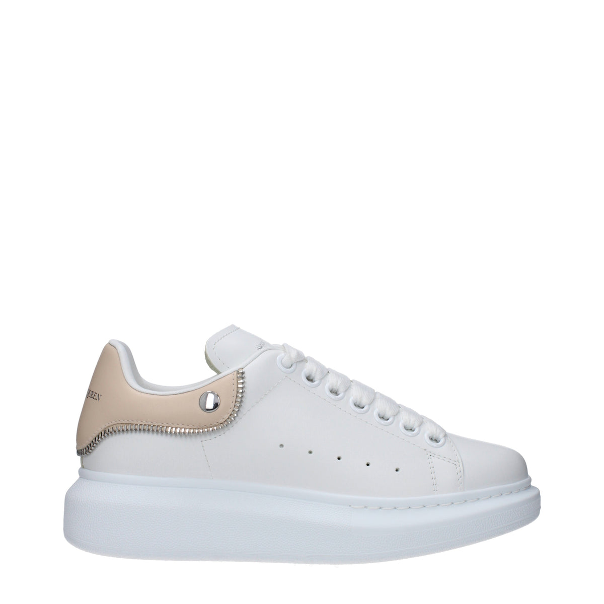 Alexander McQueen Sneakers Women Leather White/Oat