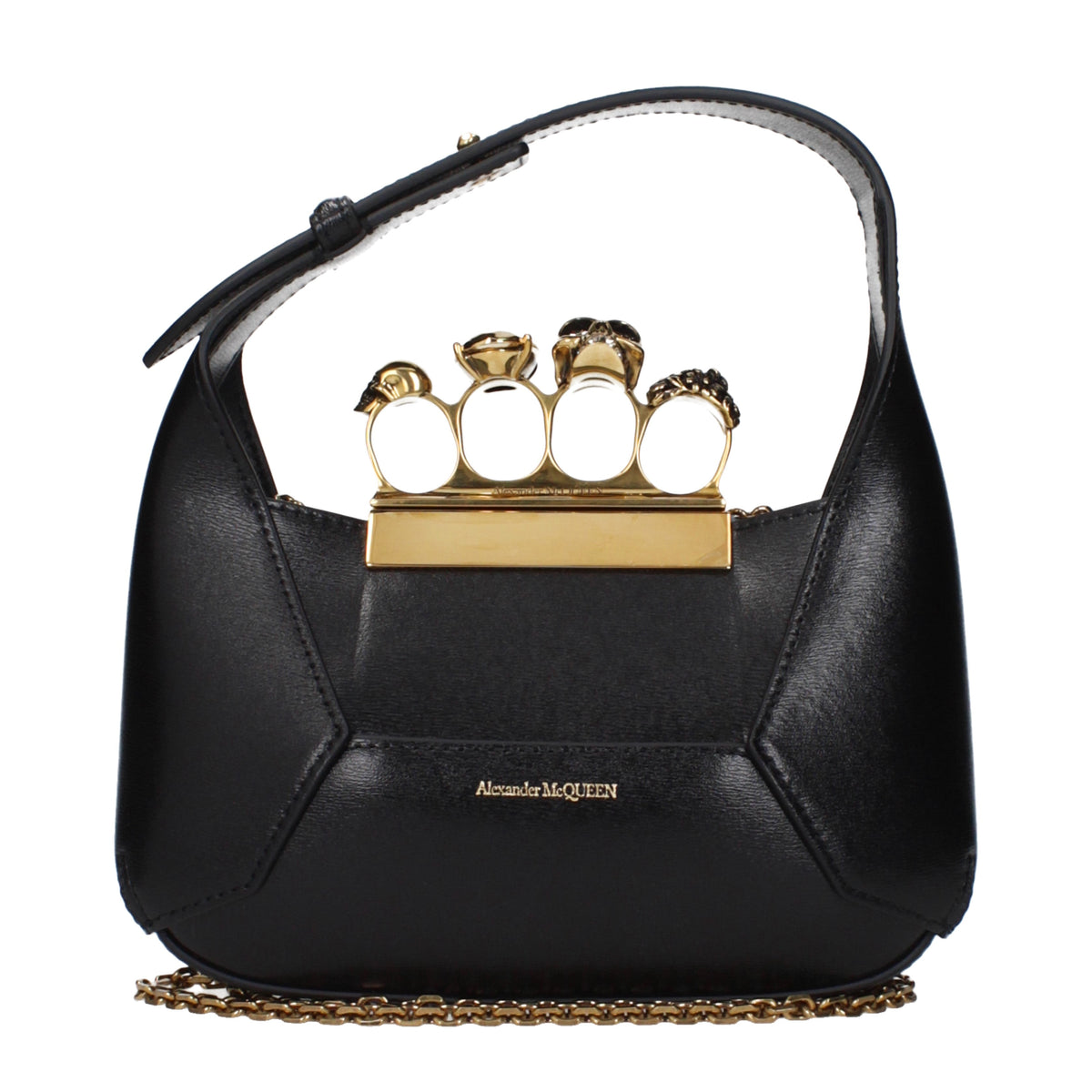 Alexander McQueen Handbags Women Leather Black