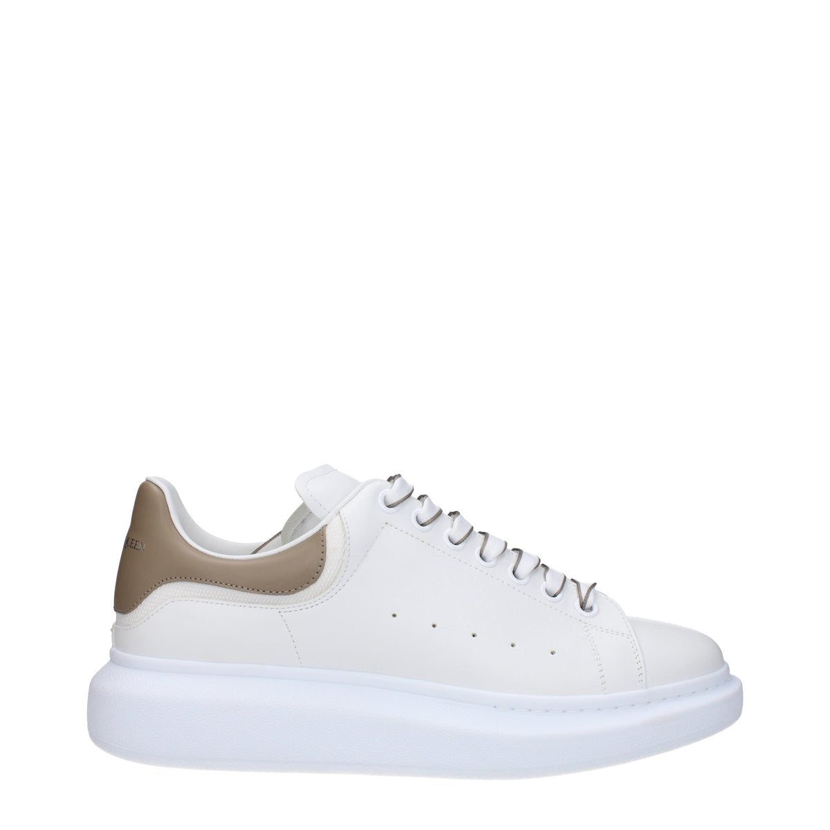 Alexander McQueen Sneakers Men Leather White/Moonstone