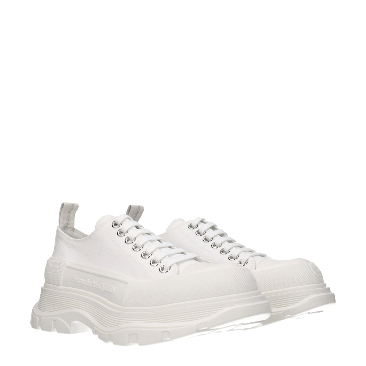 Alexander McQueen Sneakers Men Fabric  White