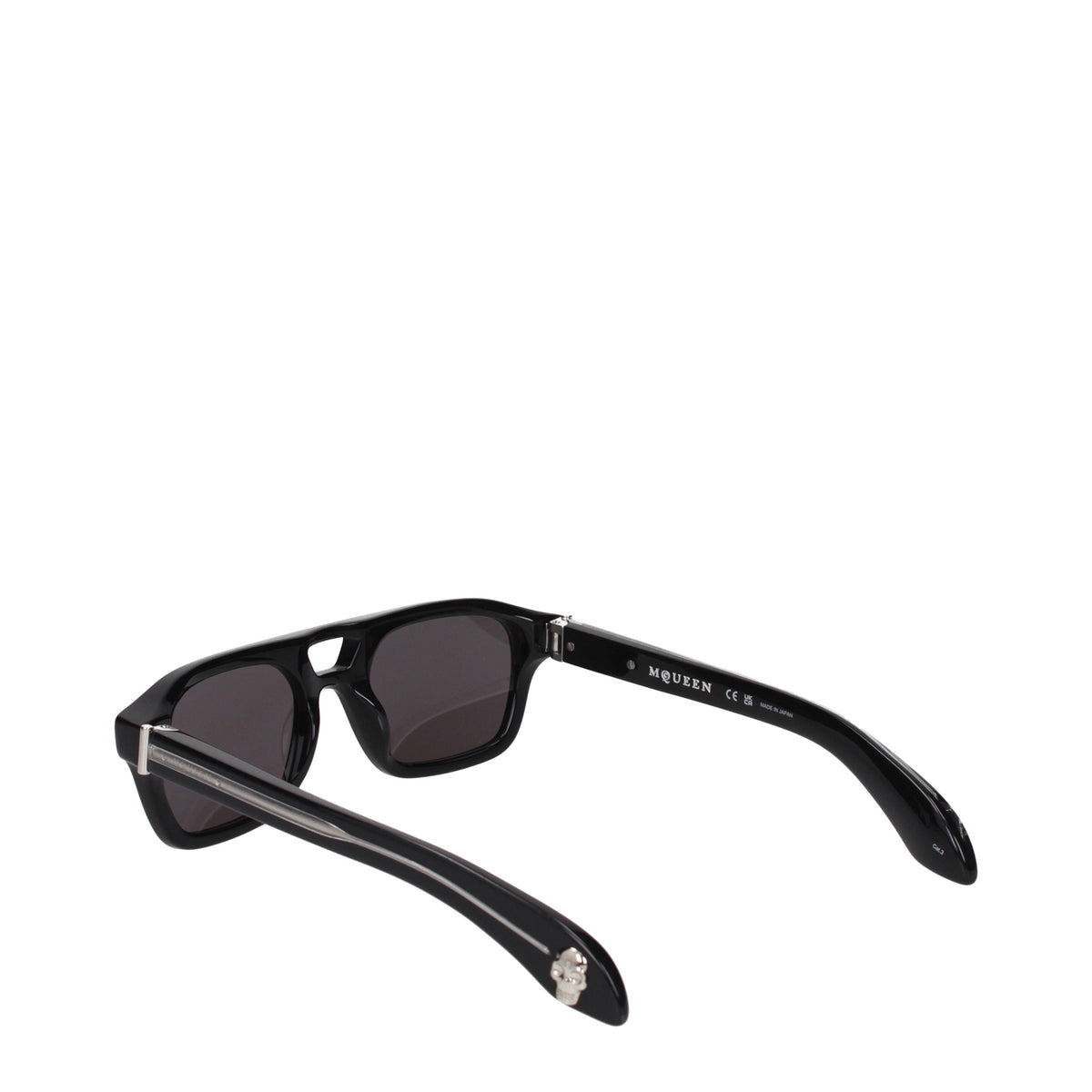 Alexander McQueen Sunglasses Men Acetate Black