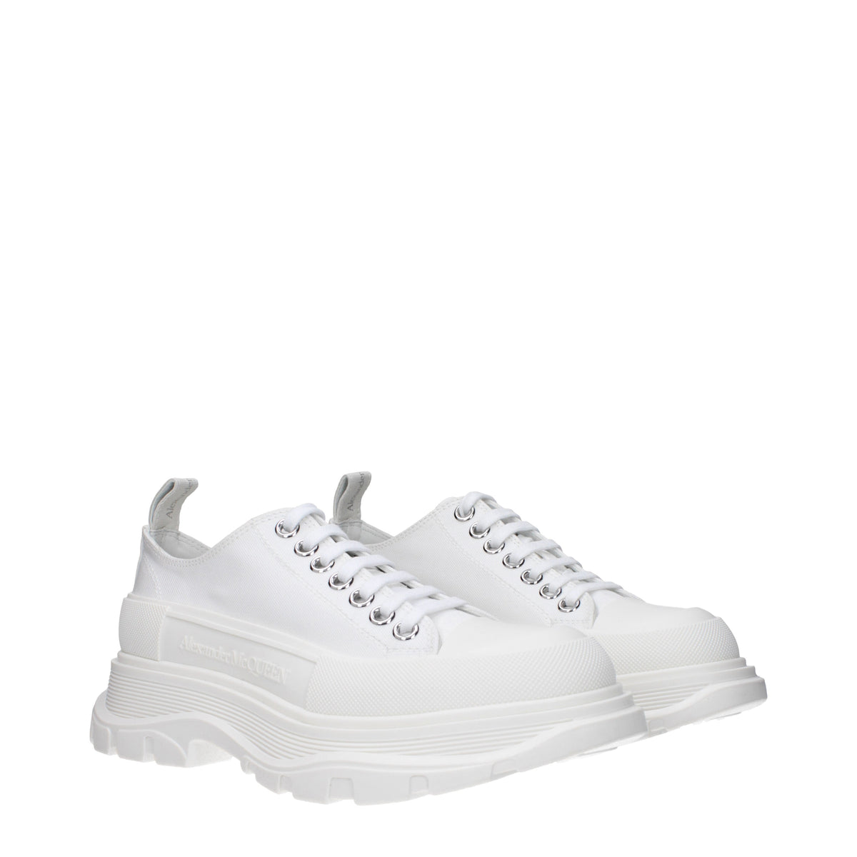 Alexander McQueen Sneakers Women Fabric  White