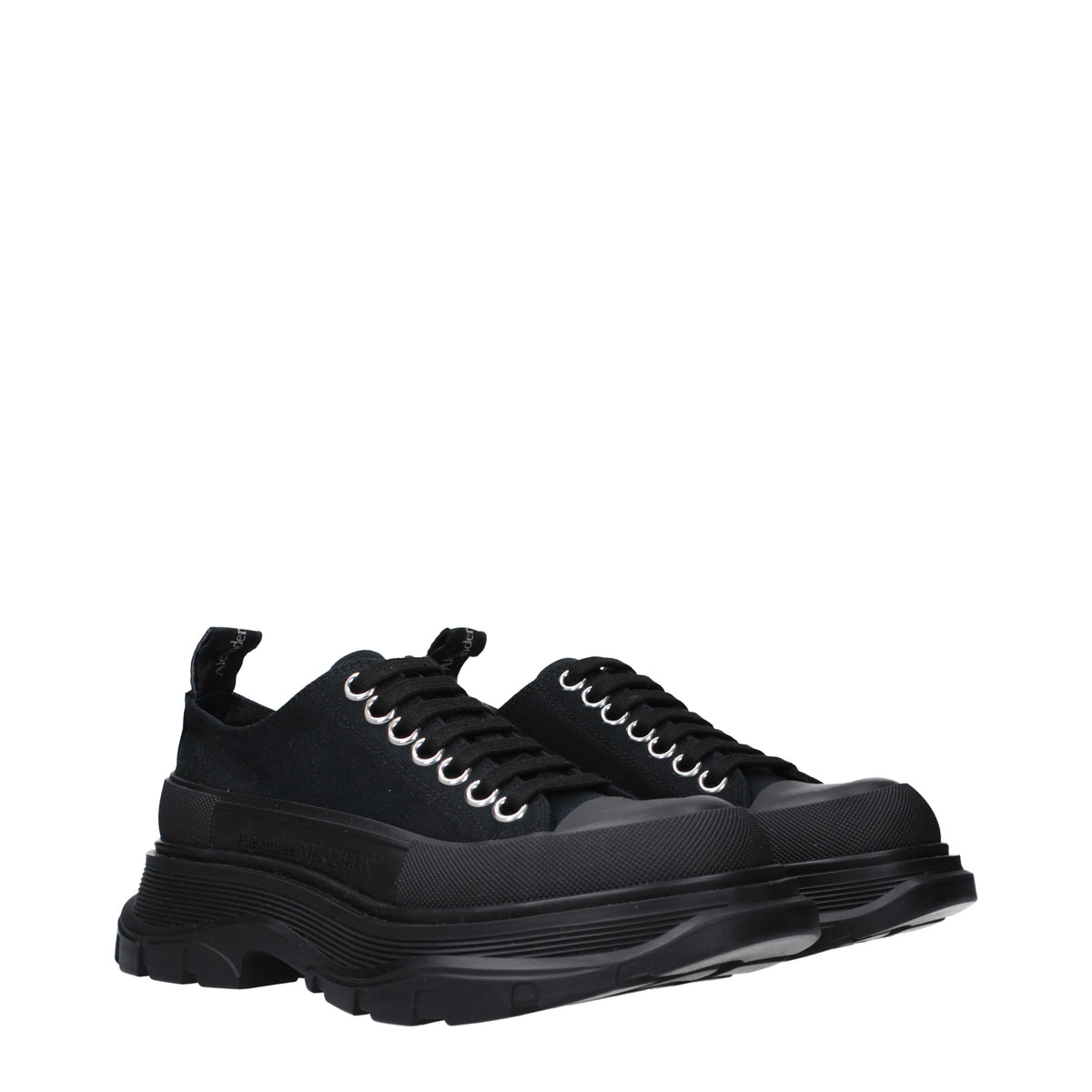 Alexander McQueen Sneakers Women Fabric  Black