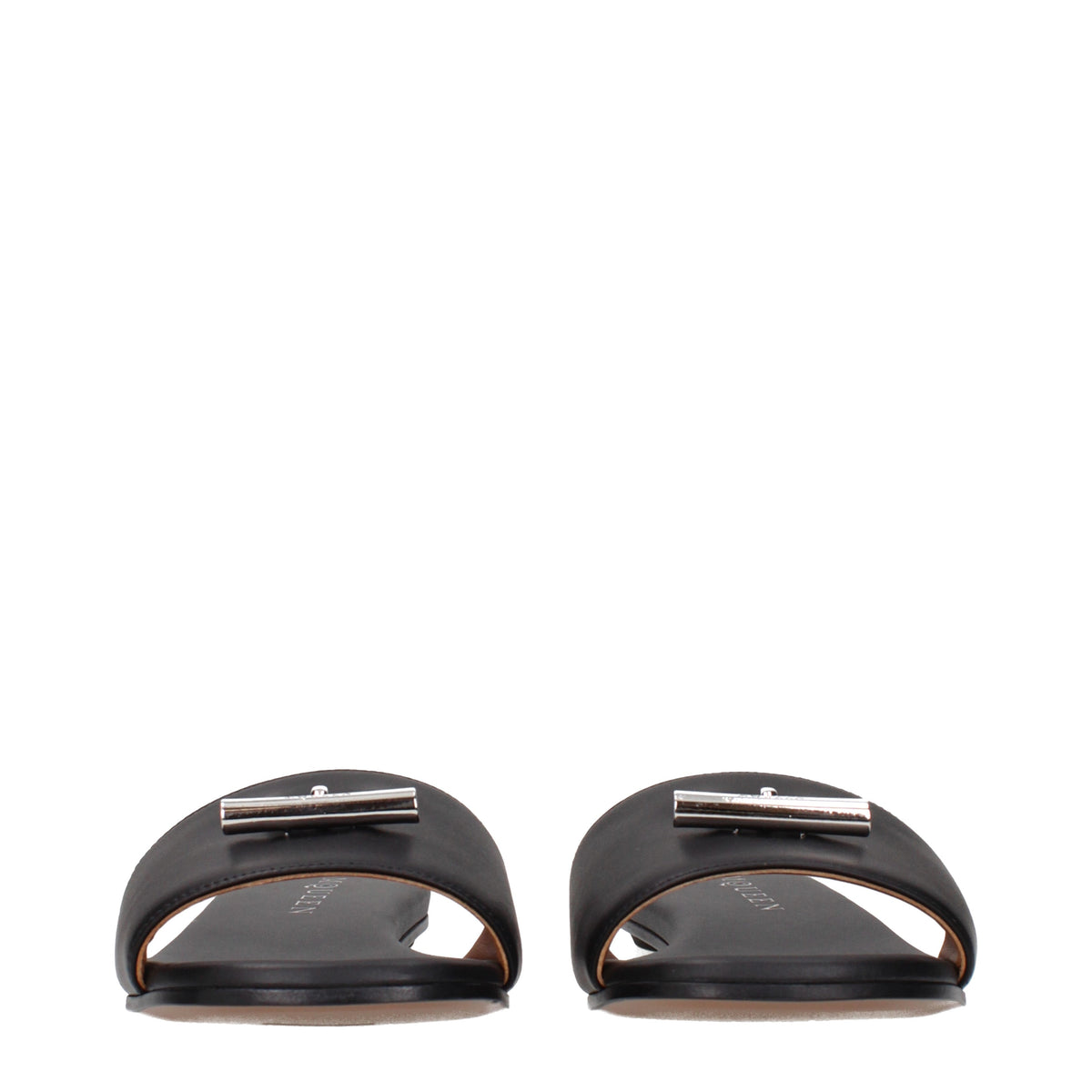 Alexander McQueen Slippers and Clogs Women Leather Black