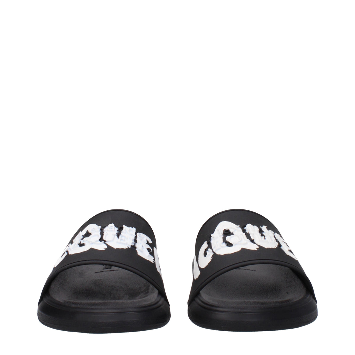 Alexander McQueen Slippers and Clogs Women Rubber Black/White
