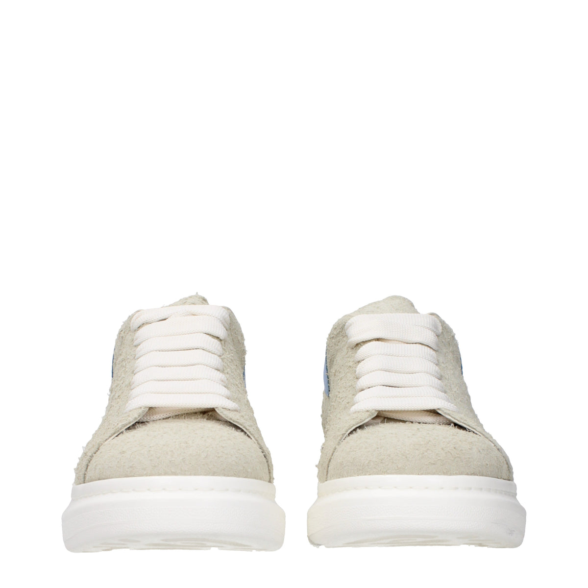 Alexander McQueen Sneakers Men Suede Beige/Sky