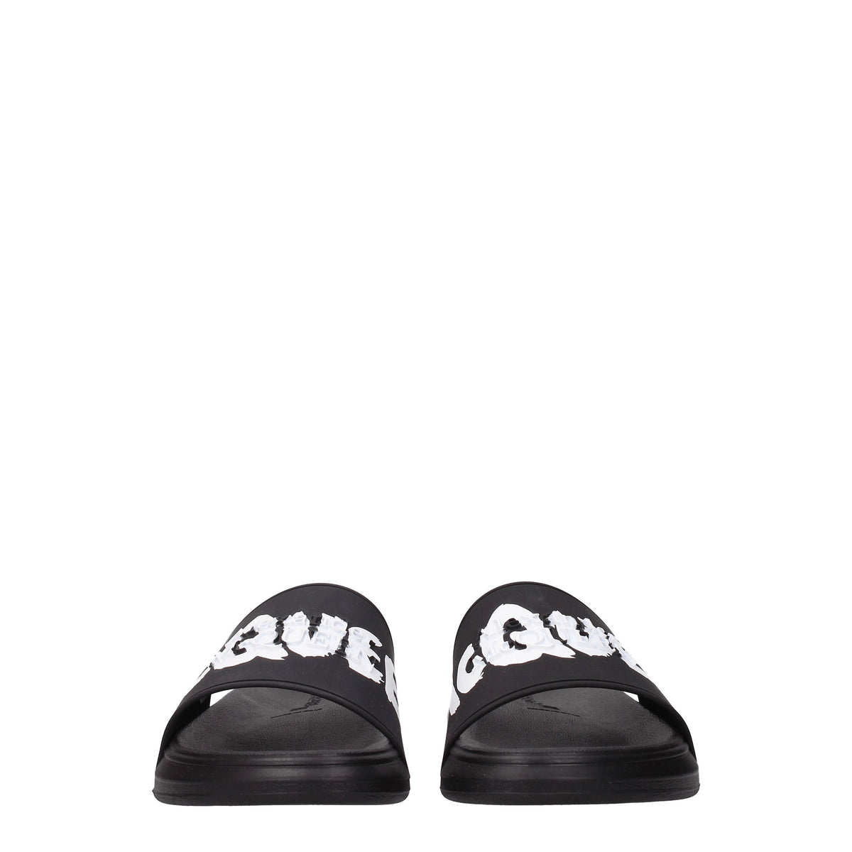 Alexander McQueen Slippers and Clogs Men Rubber Black/White