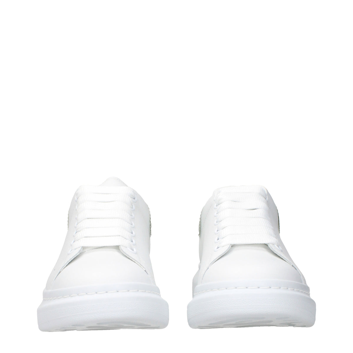 Alexander McQueen Sneakers Men Leather White/Green