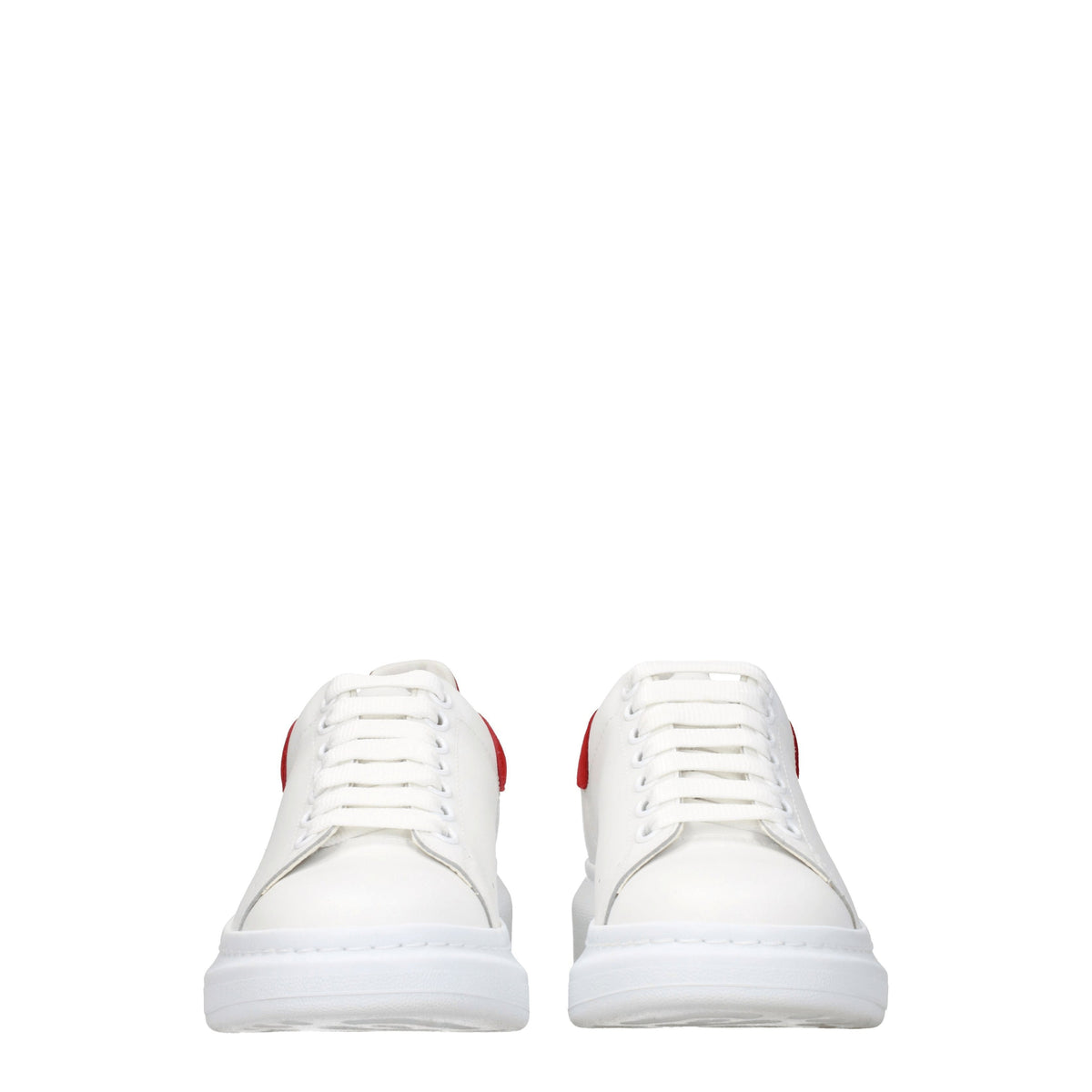 Alexander McQueen Sneakers Men Leather White/Red