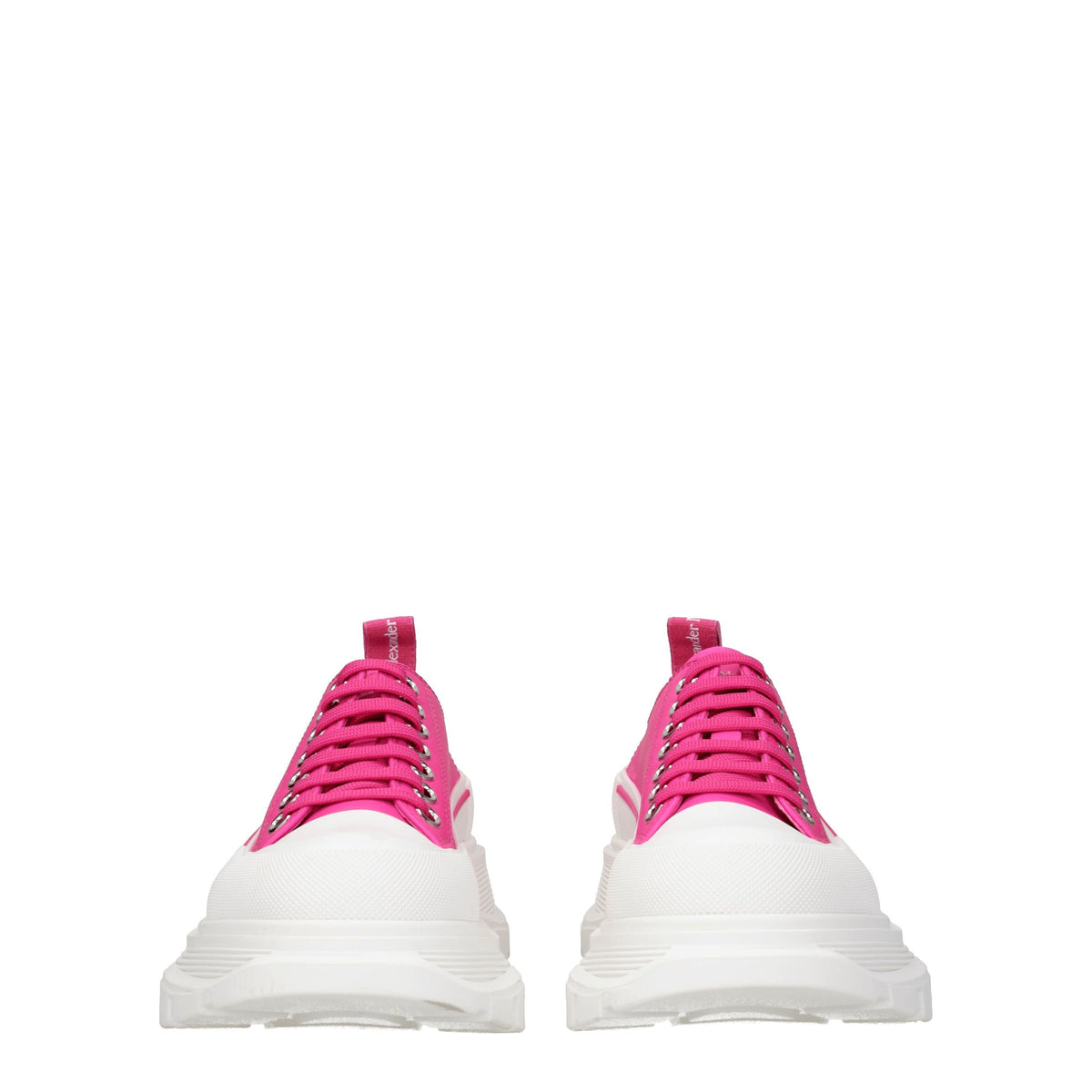 Alexander McQueen Sneakers Women Leather Fuchsia/Magenta