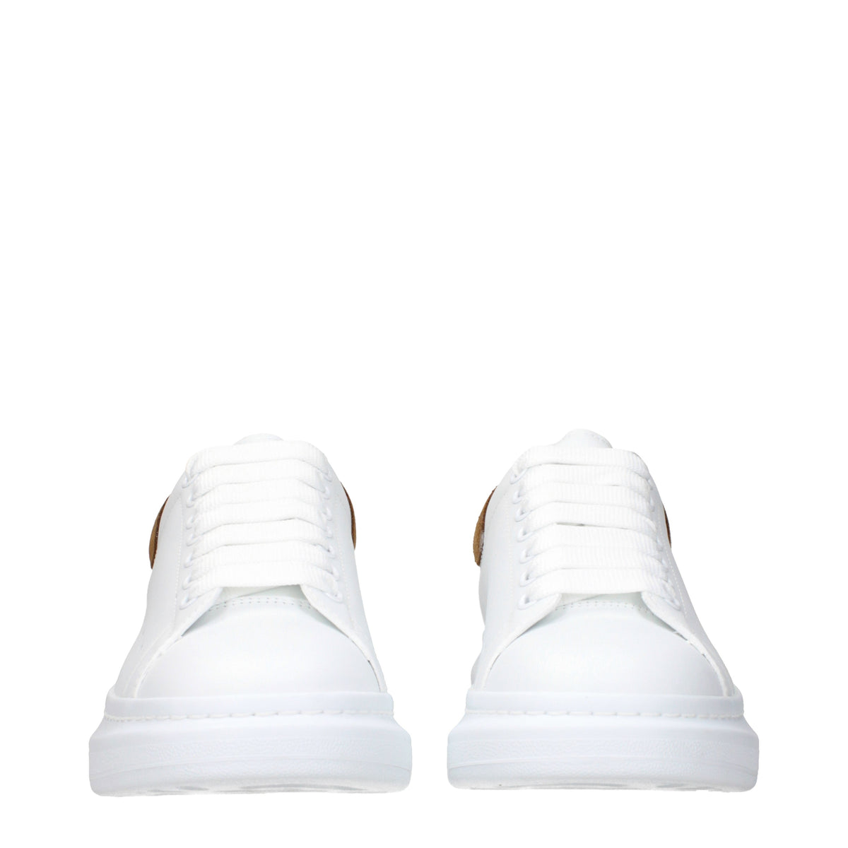 Alexander McQueen Sneakers Men Leather White/Brown