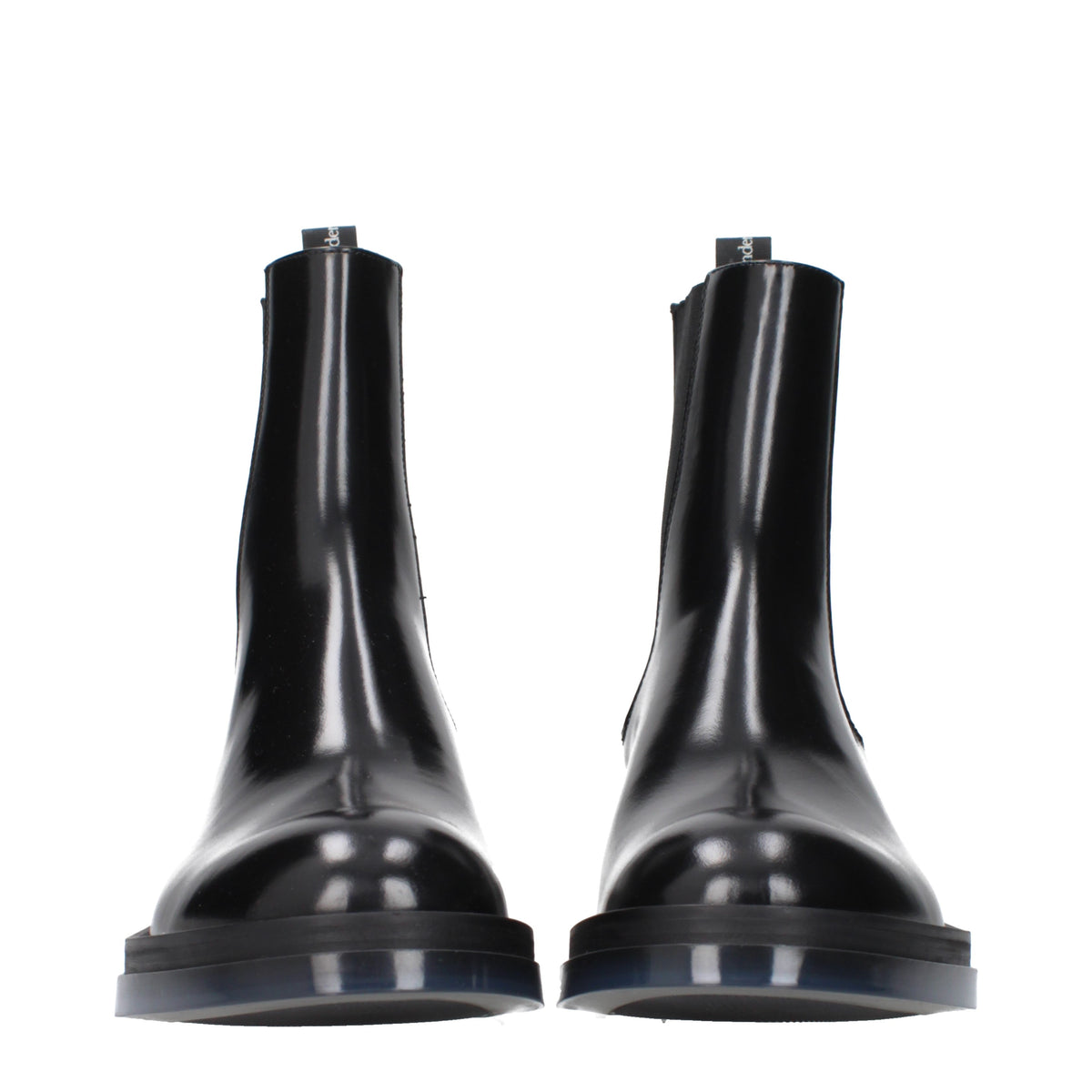 Alexander McQueen Ankle Boots Men Leather Black