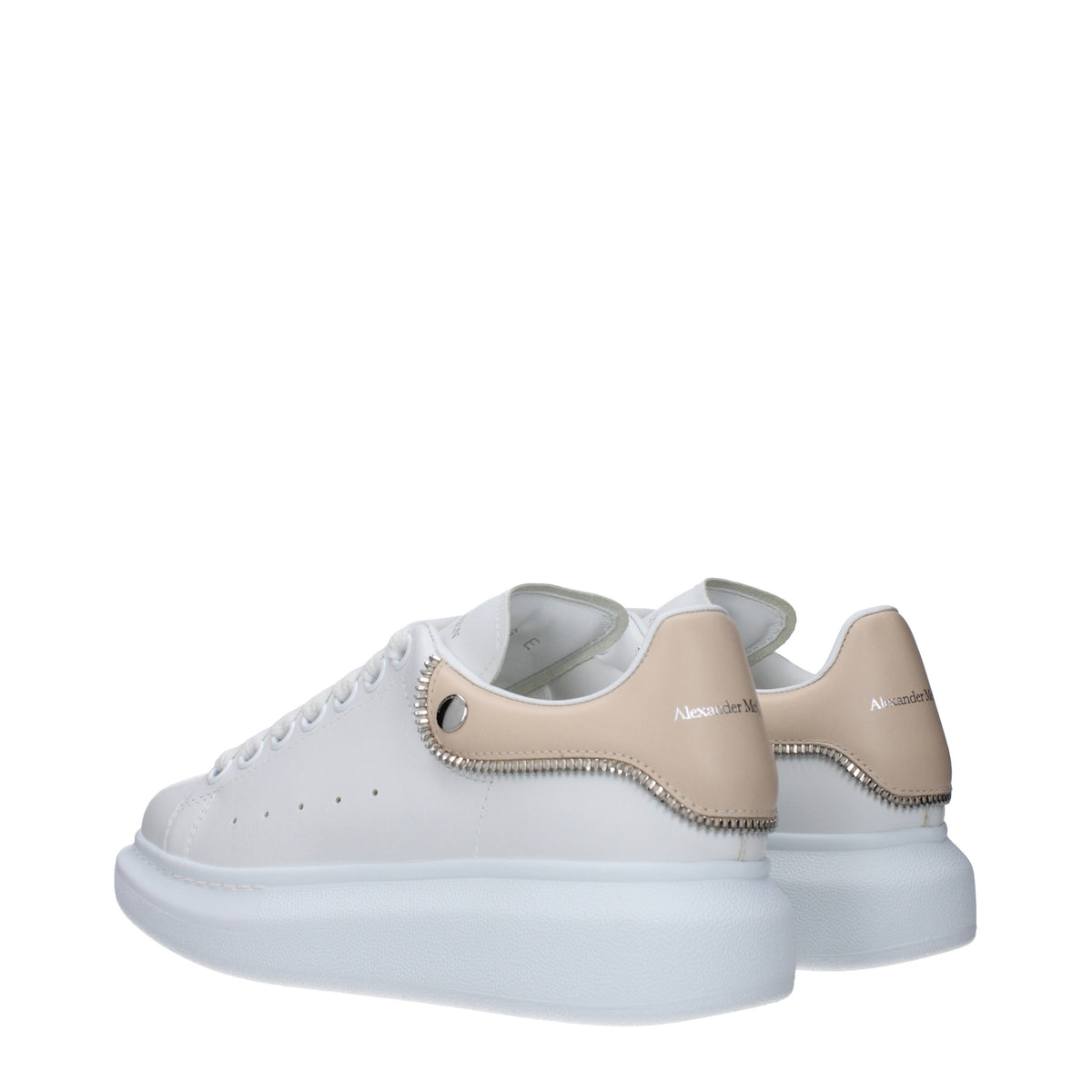 Alexander McQueen Sneakers Women Leather White/Oat