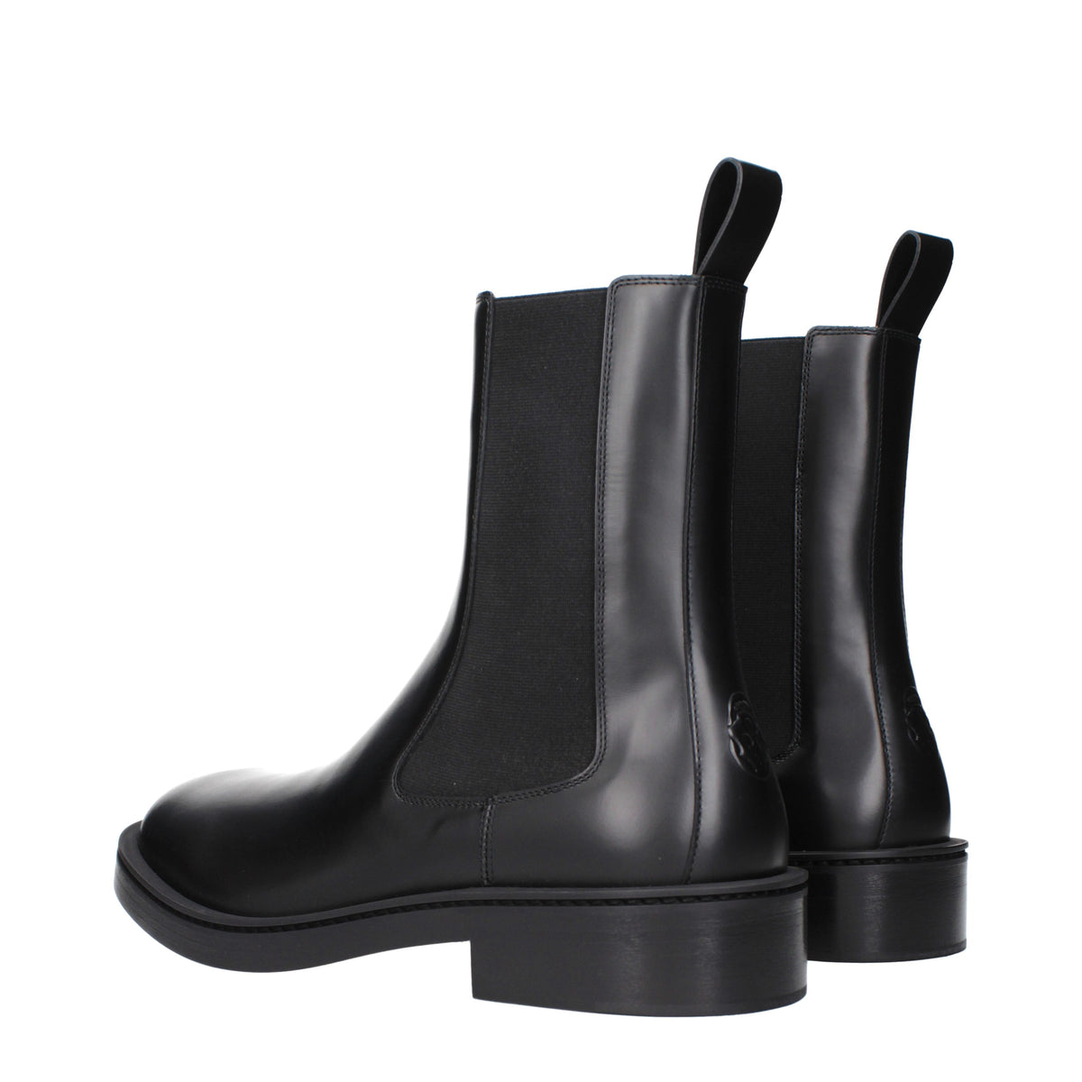 Alexander McQueen Ankle Boots Men Leather Black