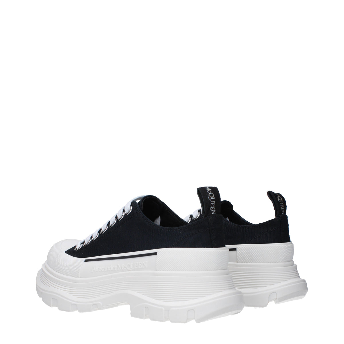 Alexander McQueen Sneakers Women Fabric  Black/White