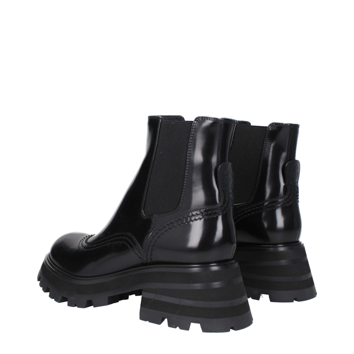 Alexander McQueen Ankle Boots Women Leather Black