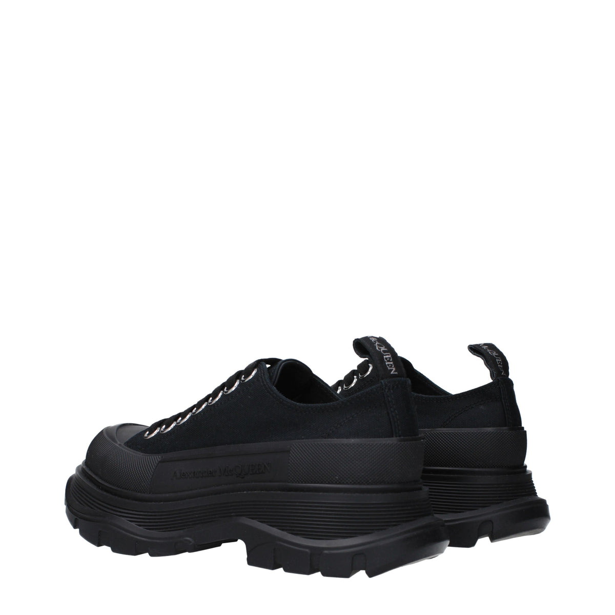 Alexander McQueen Sneakers Women Fabric  Black