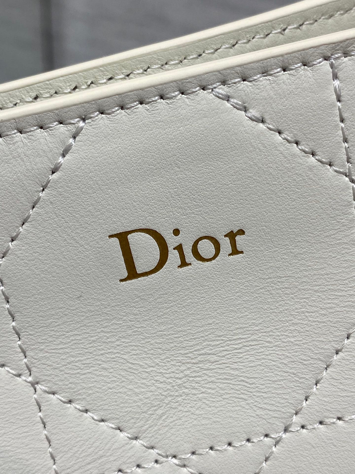 Dior 2026 Trianon Bag 25cm White Lambskin 286604