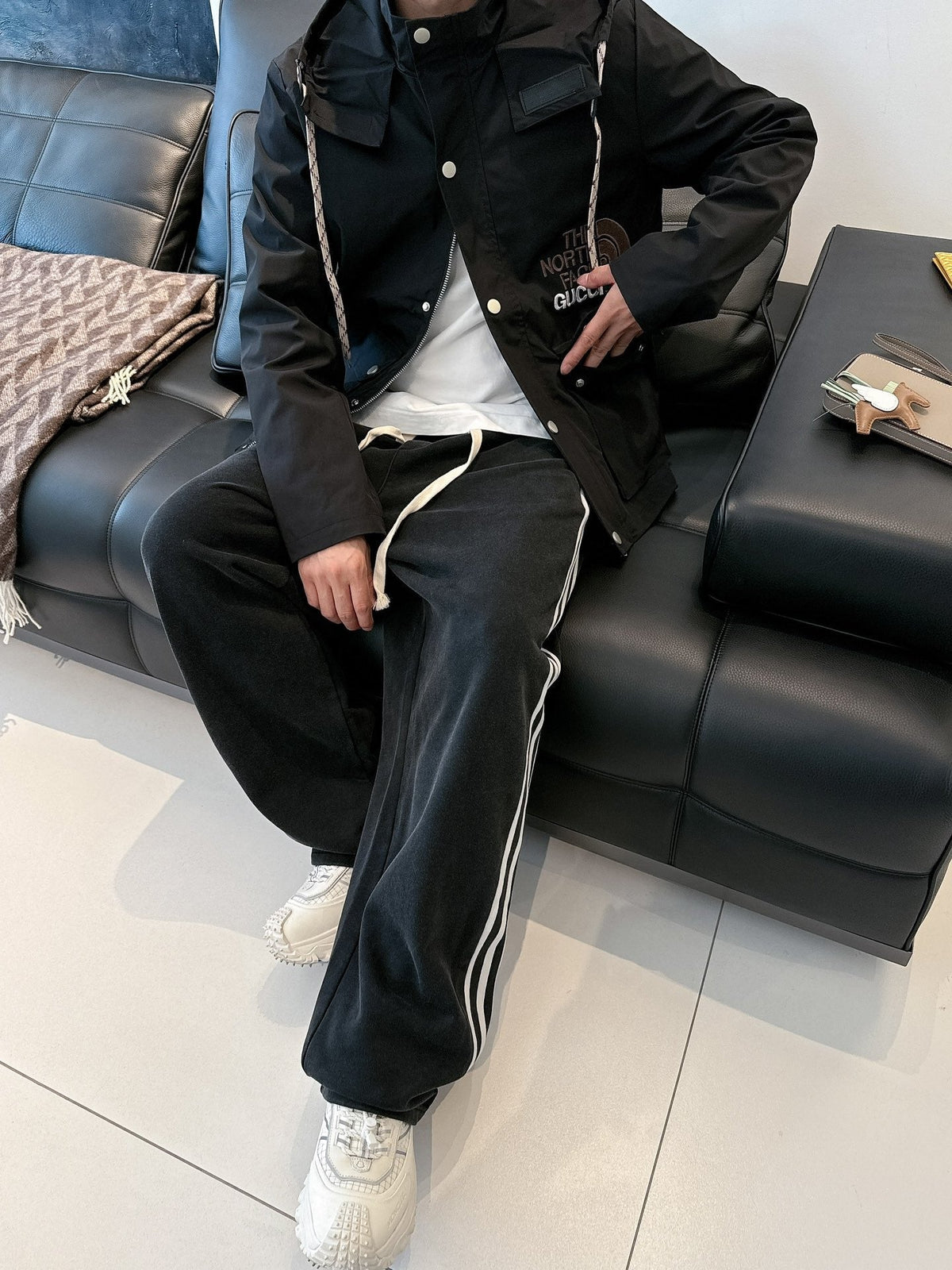 Gucci x The North Facei Men’s Jacket Black Polyamide Cotton