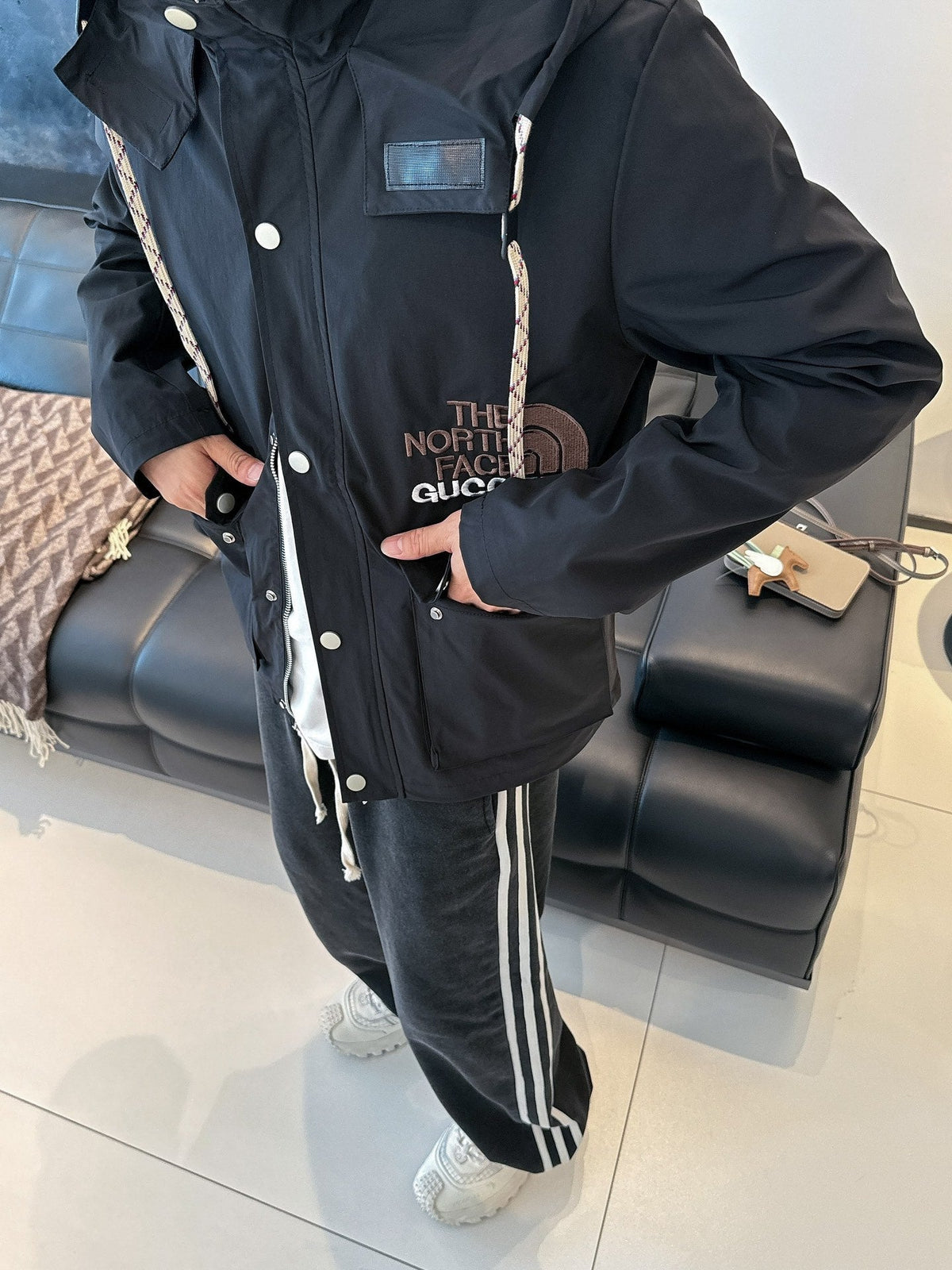 Gucci x The North Facei Men’s Jacket Black Polyamide Cotton