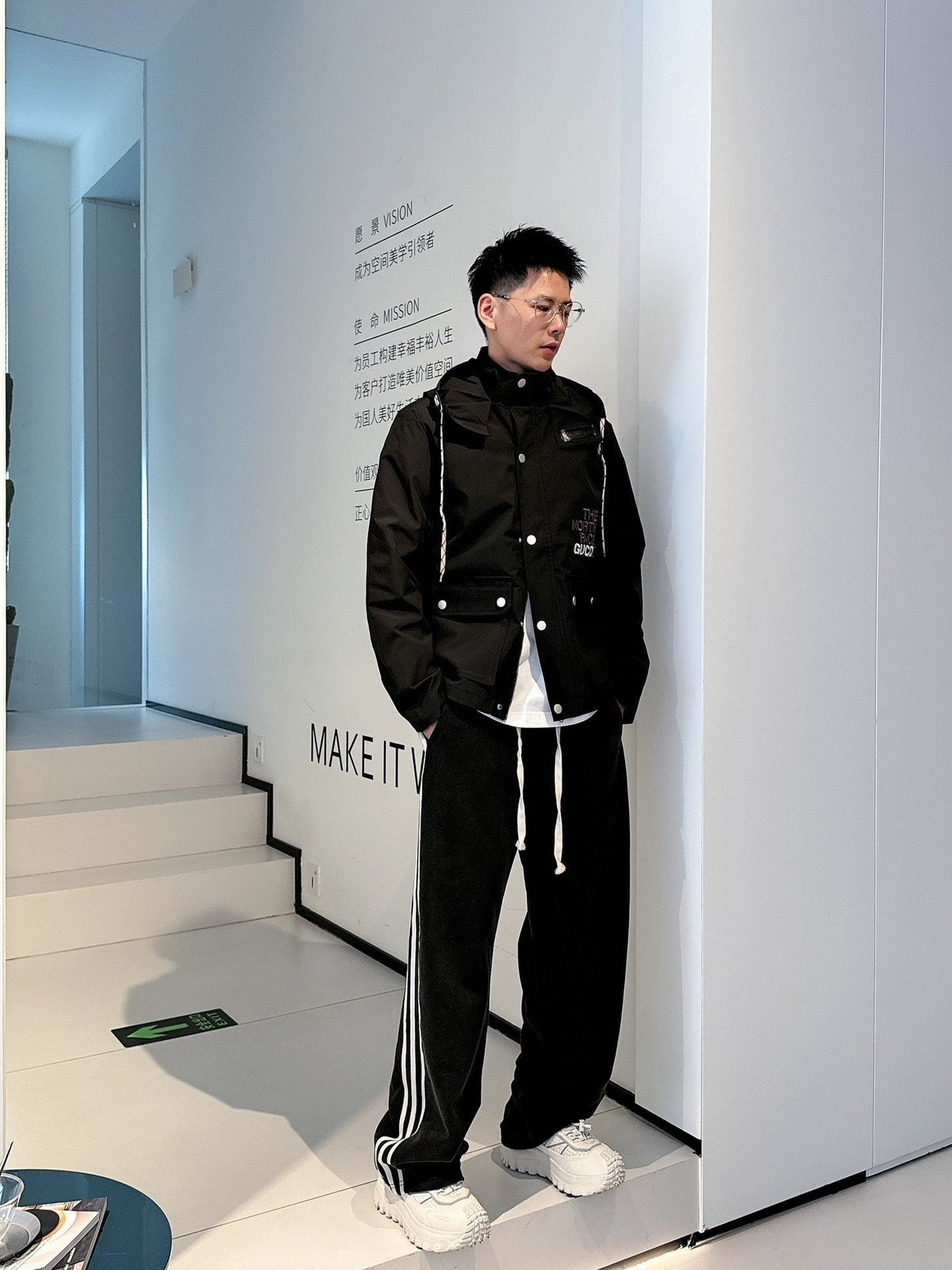 Gucci x The North Facei Men’s Jacket Black Polyamide Cotton