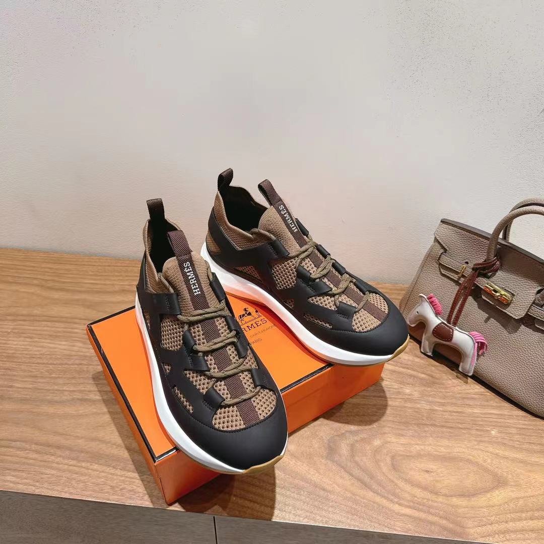 HM 25 Katana Sneaker Black Brown Calfskin 353494