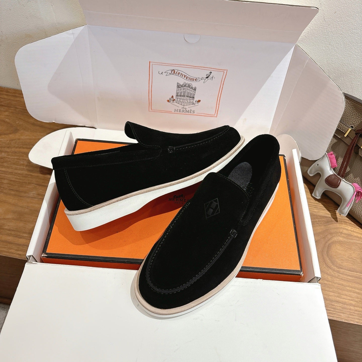 HM Impact Loafers Black Suede 526161