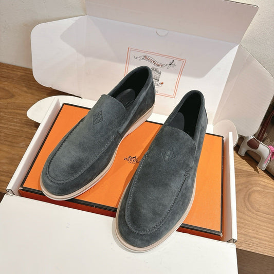 HM Impact Loafers Granite Gray Suede 526167