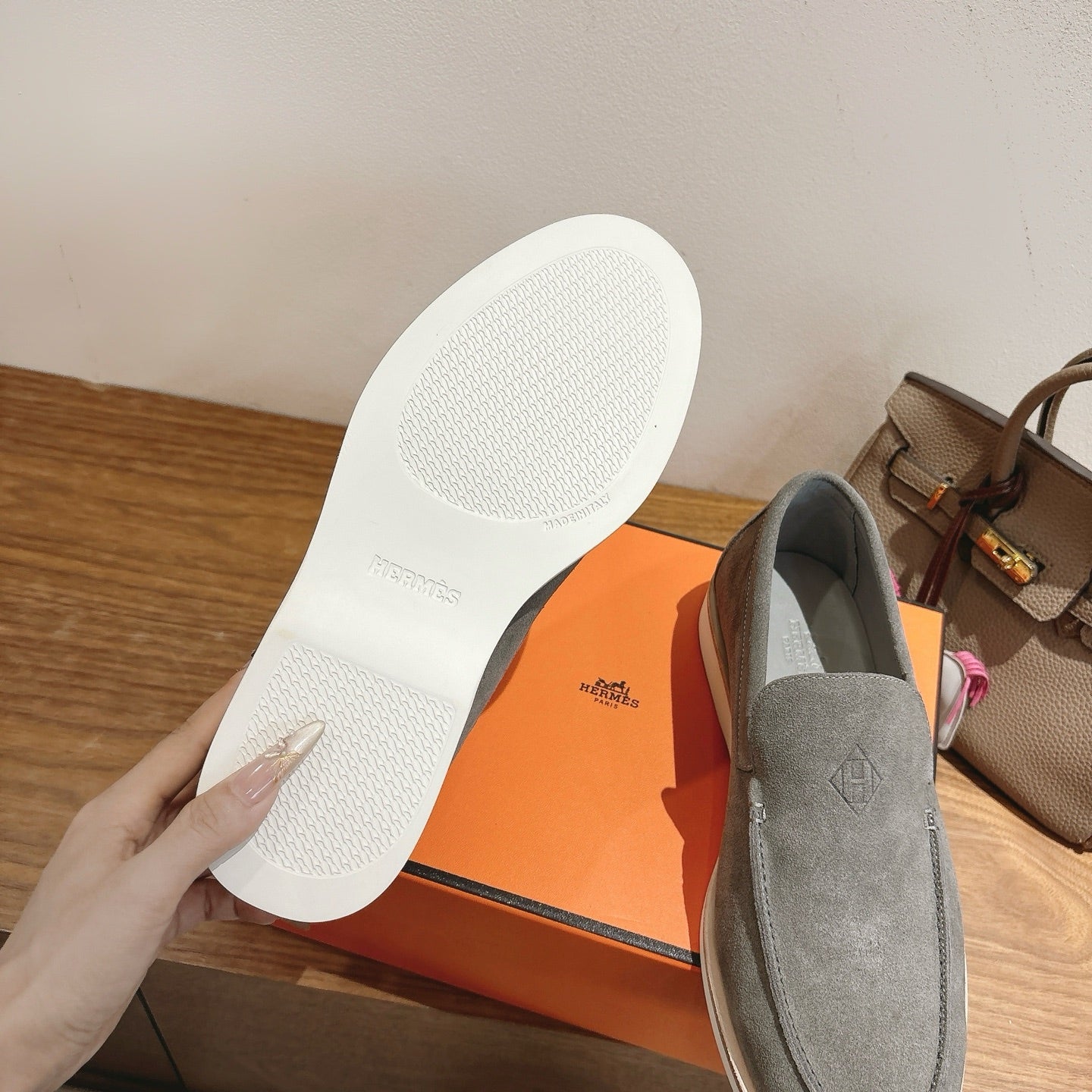 HM Impact Loafers Grey Suede 526168