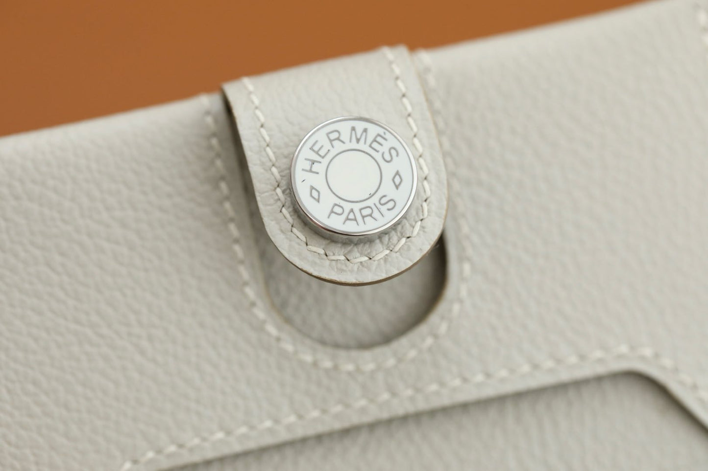 HM R.M.SCard Holder Off White Togo Leather 284482