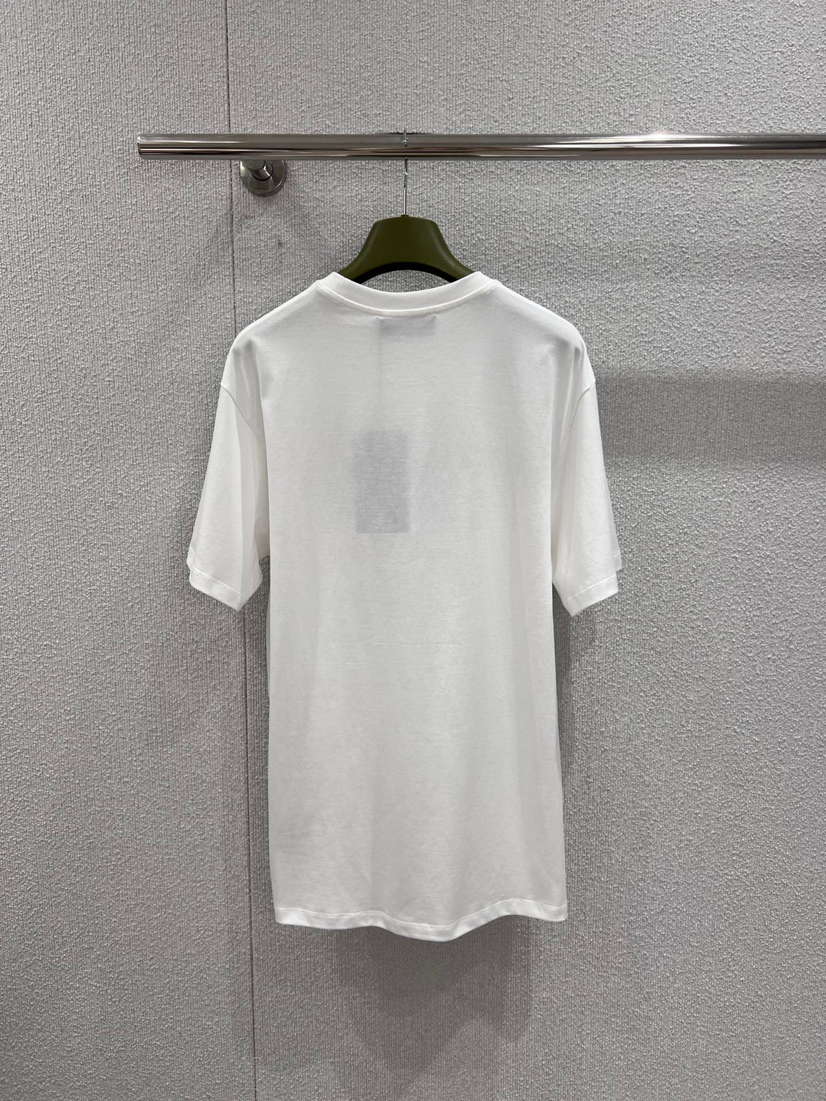 GG Web Stripe Printed Cotton T-Shirt White Cotton 344093
