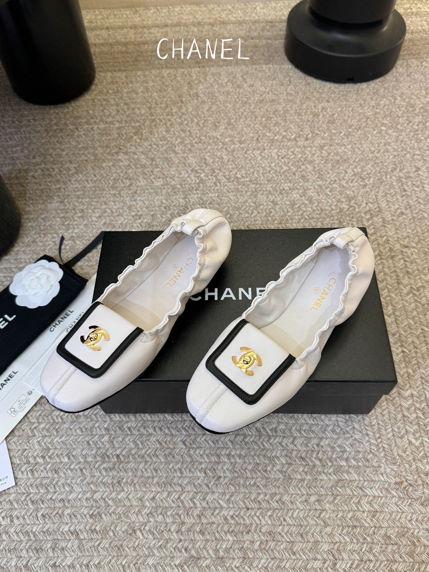 Chanel 2026 Ballet Flats Sheepskin 835635
