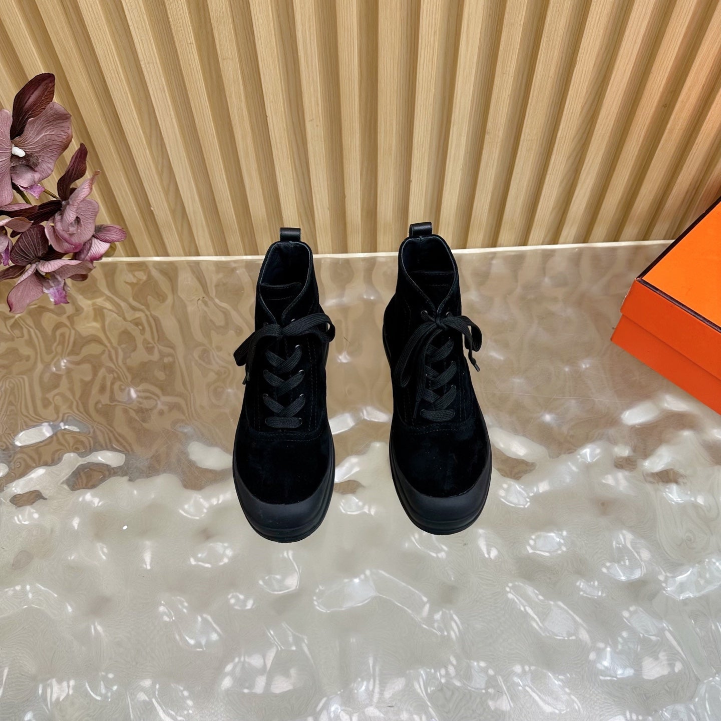 HM Kooler Ankle Boot Black Suede  498195