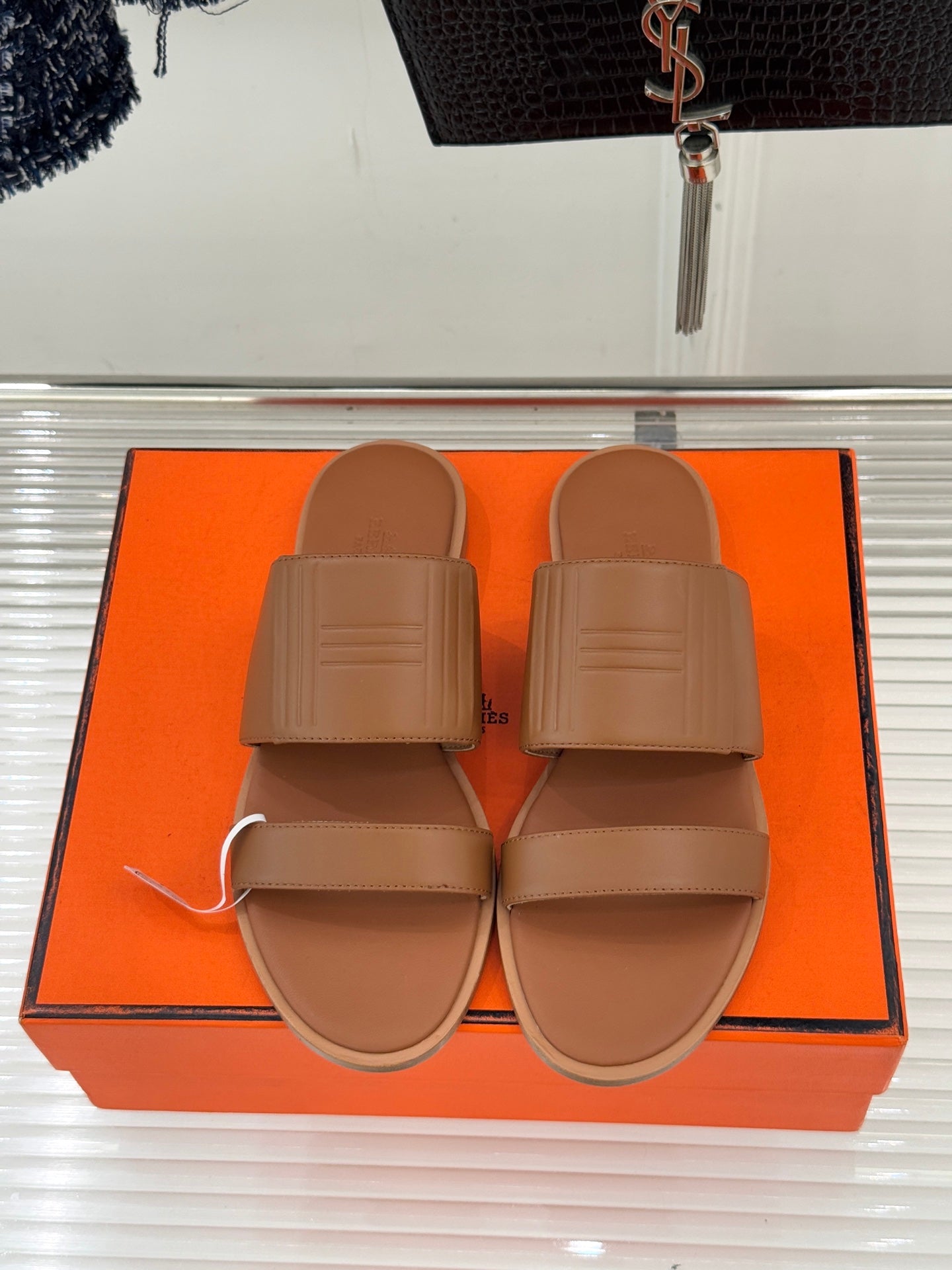 HM 26WF Monica Sandal Brown Sheepskin 642855