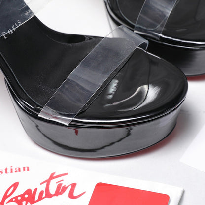 CL 2026 Platform Mule Patent PVC Film Leather 864009