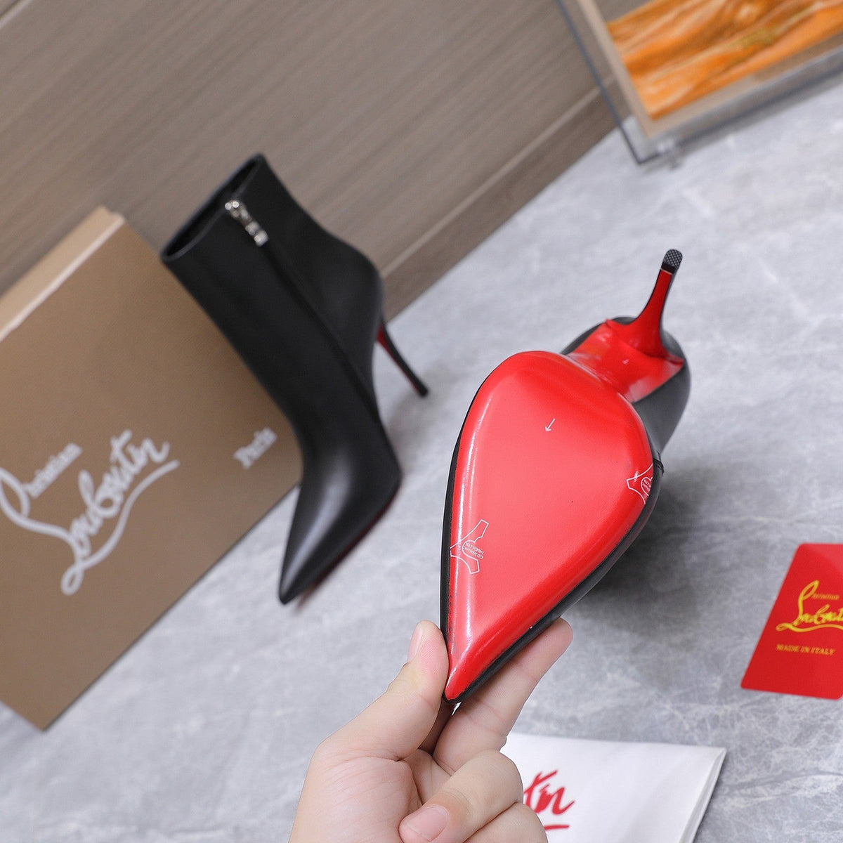 Christian Louboutin Kondora So Kate Boot Calfskin 863888